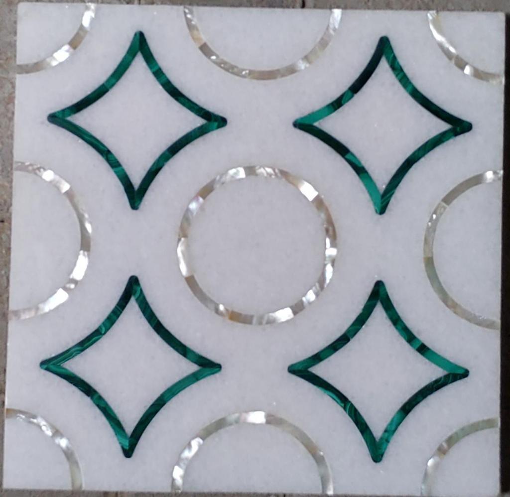 Decorative stone wall surface detail